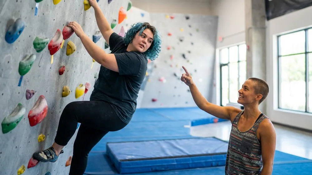 Bouldern in Bielefeld – Team klettert in der Center of Gravity Halle in Eckardtsheim