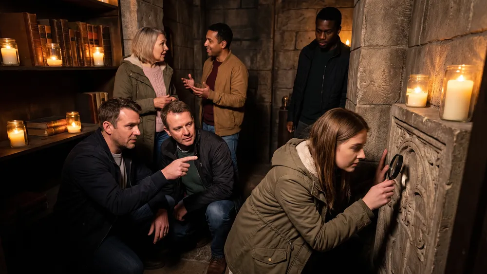 Escape Room in Bielefeld – Kollegen lösen gemeinsam Rätsel bei X-it-Adventures in Sennestadt