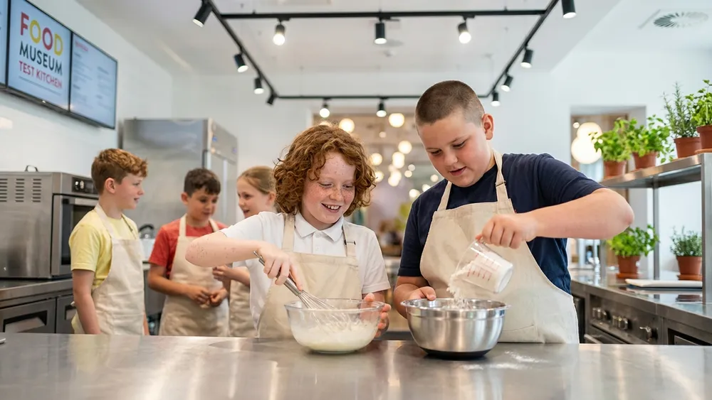 Dr. Oetker Welt in Bielefeld – Schulklasse experimentiert in der Testküche