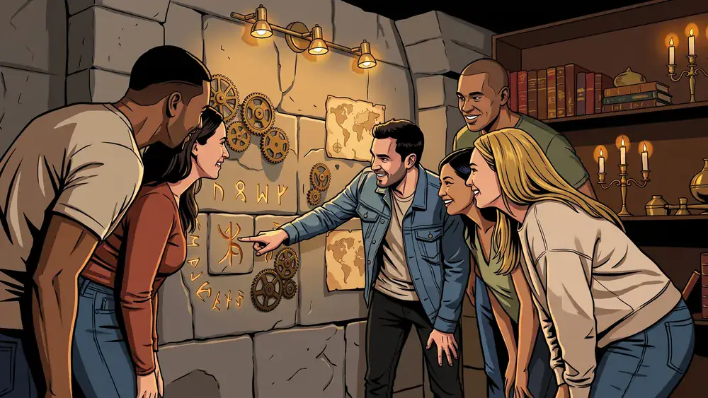 Escape Room in Bielefeld – Kollegen lösen zur Weihnachtsfeier gemeinsam Rätsel bei X-it-Adventures