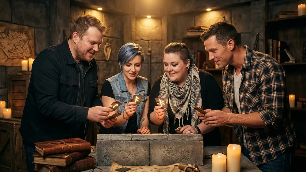 Escape Room in Dortmund – Team aus 5 Personen löst gemeinsam Rätsel in einem thematisch gestalteten Raum