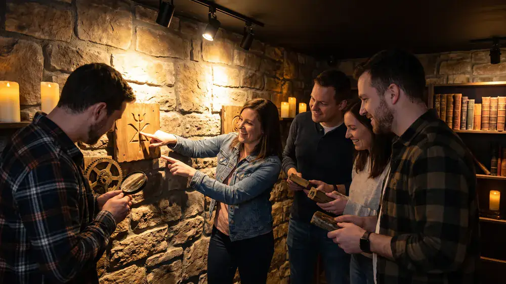 Escape Room in Dortmund – Kollegen lösen gemeinsam Rätsel in einem thematisch gestalteten Raum