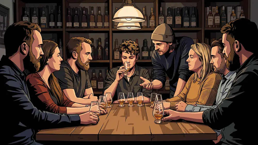 Whisky-Tasting in Hannover – JGA-Runde verkostet am langen Tisch mehrere Single Malts