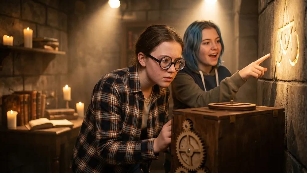 Escape Room in Hannover – Schüler lösen gemeinsam Rätsel in einem thematisch gestalteten Raum