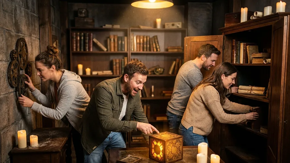 EXITgameKassel - Erwachsene lösen gemeinsam Rätsel im Escape Room