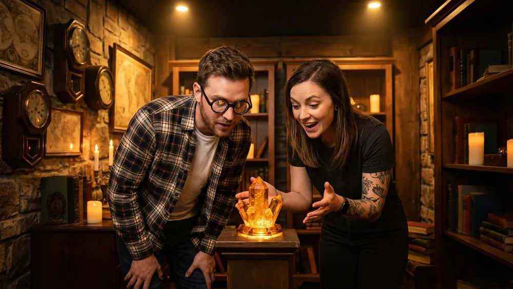 EXITgameKassel – Team aus fünf Personen löst gemeinsam Rätsel im Escape Room