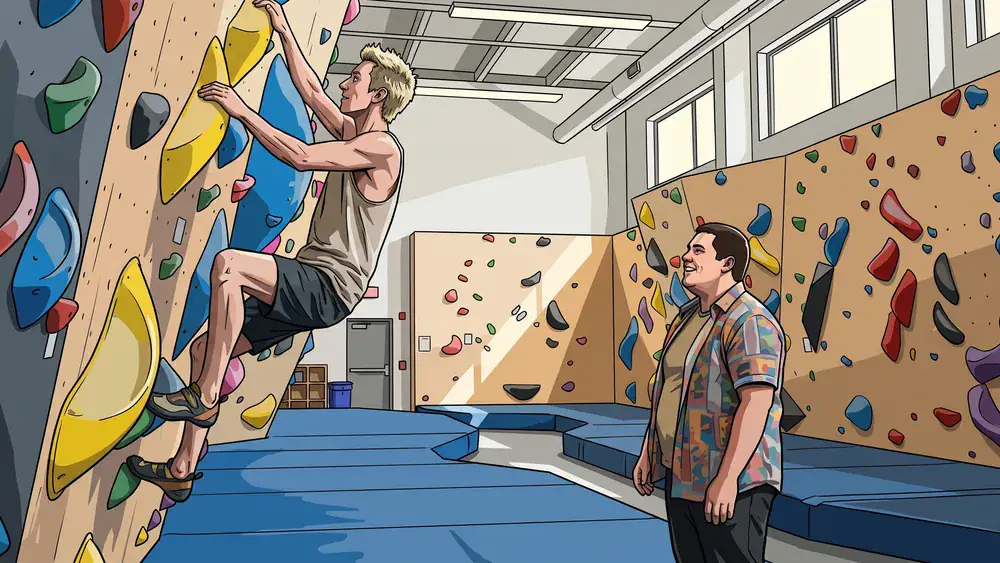 Kletterzentrum Nordhessen in Kassel – Bouldern an bunten Griffen in der Halle