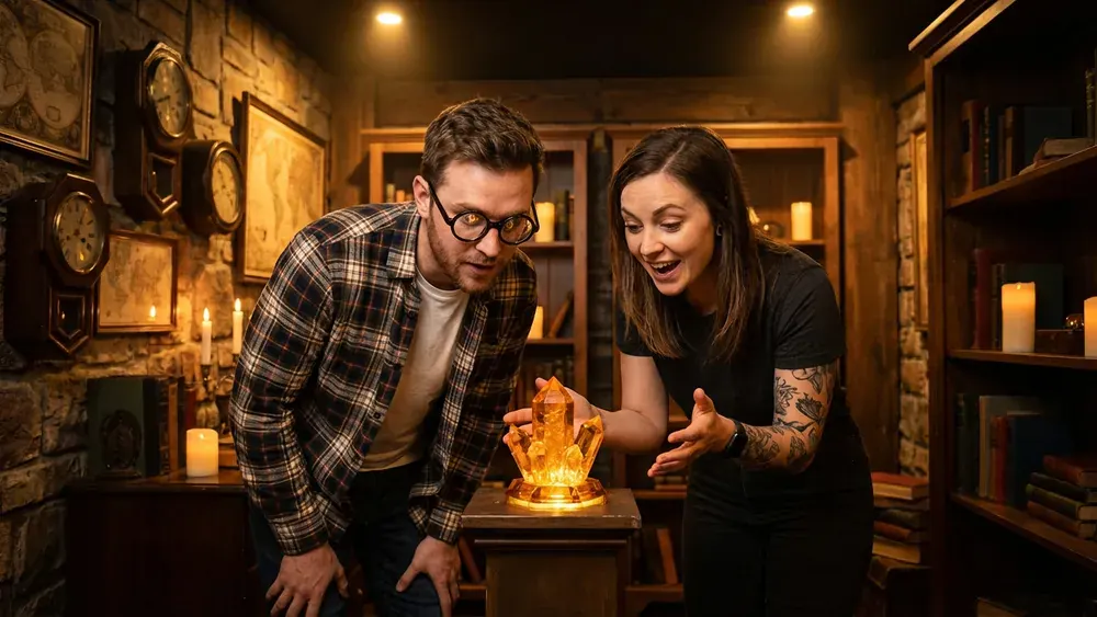EXITgameKassel – Team aus fünf Personen löst gemeinsam Rätsel im Escape Room