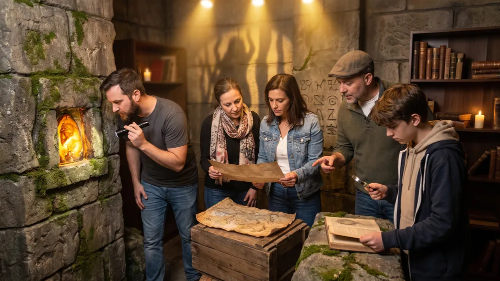 Escape Room in Kiel – Kollegen lösen gemeinsam Rätsel in einem thematischen Raum