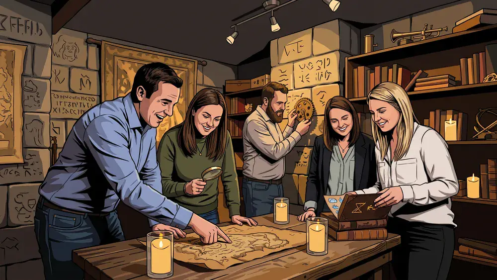 Escape Room in Kiel – Kollegen lösen zur Weihnachtsfeier gemeinsam Rätsel in einem thematischen Raum