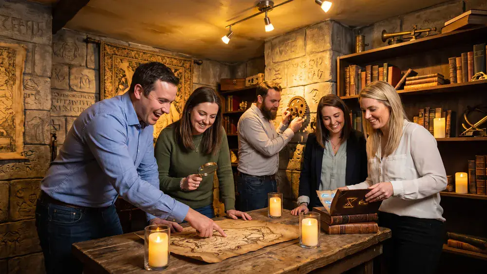 Escape Room in Kiel – Kollegen lösen zur Weihnachtsfeier gemeinsam Rätsel in einem thematischen Raum