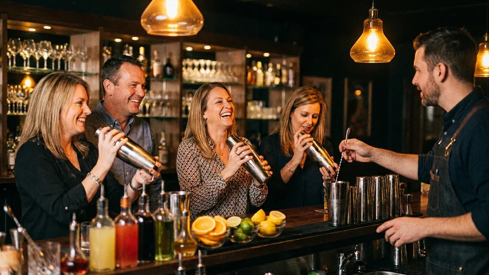 Cocktailkurs in Köln - Erwachsene mixen unter Anleitung eines Bartenders eigene Cocktails