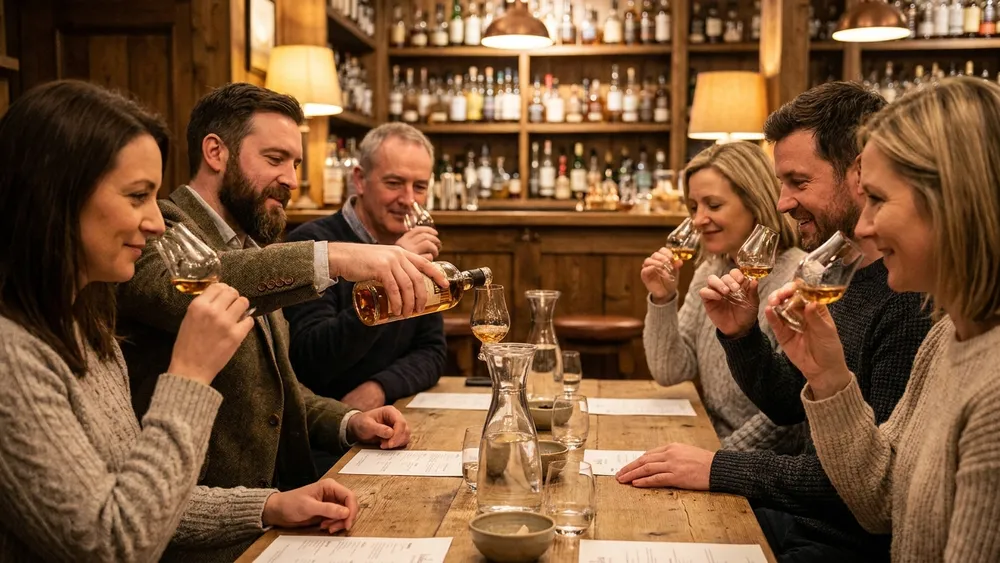 Whisky Tasting in Köln - Erwachsene verkosten unter Anleitung verschiedene Whiskys