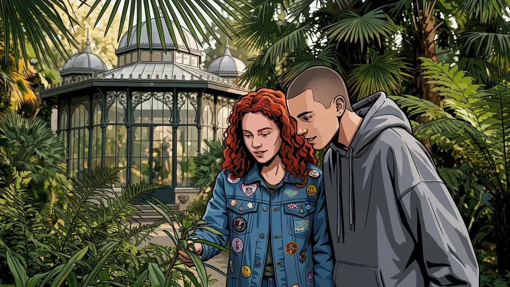 Wilhelma Stuttgart – Schüler erkunden den botanischen Garten mit historischen Gewächshäusern